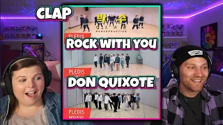 SEVENTEEN CLAP, ROCK WITH YOU And DON QUIXOTE DANCE PRACTICE REACTIONS!