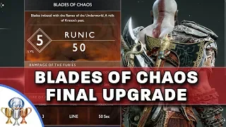 God of War - Upgrade Blades of Chaos to Max - Chaos Flame / Raging Inferno of Muspelheim Location