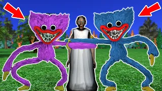 Granny vs Monster Huggy Wuggy - funny horror animation (111-120 part. all series in a row)