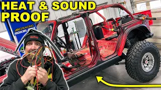 HEAT & SOUND PROOFING Our Hemi Jeep Wrangler!