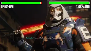 Spider-Man vs. Taskmaster with healthbars