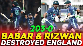 Amazing Run Chase in T20Is | Babar Azam & Mohammad Rizwan's Extra Ordinary Partnership | PCB | MU2A