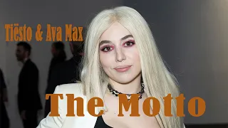 Tiësto & Ava Max - The Motto (Lyrics Video)