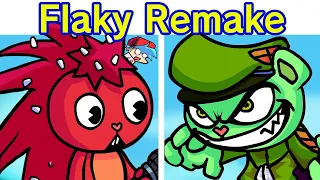 Friday Night Funkin' VS Flaky Remake FULL WEEK + Flippy (FNF Mod/Falling Flakes/Happy Tree Friends)