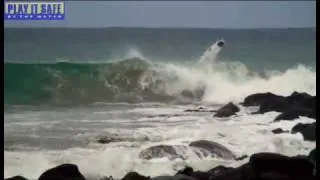 PLAY IT SAFE BY THE WATER_Adam Robertson surfing portland