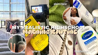 My Realistic 6am High School Morning Routine grwm/chitchat,skin care etc