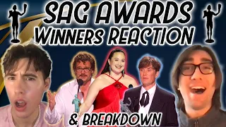 2024 SAG Awards Winners REACTION & Breakdown - Best Actress is a Race Now!
