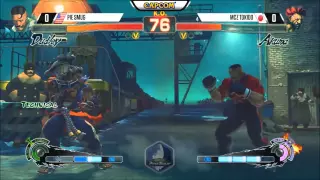 CEO 2015 USF4 Winners Bracket - PIE Smug (Dudley) vs  MCZ Tokido (Akuma)