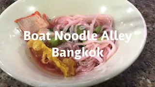 Boat Noodle Alley, Bangkok