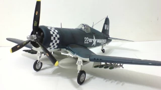 1/18 Model BBI Elite Force WW2 Aircraft U S Marine F-4U Corsair