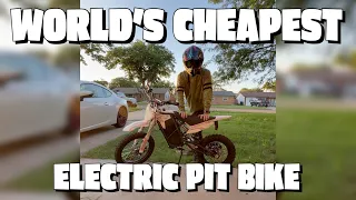 WORLD’S CHEAPEST Electric Pit Bike | EBOX 2.0 First Ride & Review