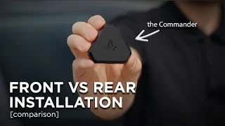 Commander Installation - Difference Between Front and Rear Methods