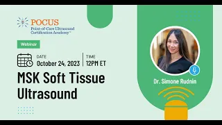 MSK Soft Tissue Ultrasound