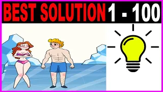 DOP Troll Master 2 Delete One Part Puzzle level 1 to 100 Full Game Answers - All Levels Solutions