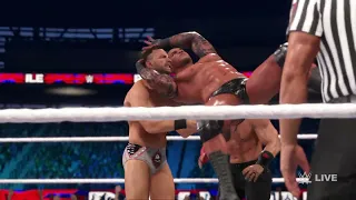 WWE 2K23 Roman Reigns vs. Randy Orton vs. LA Knight vs. AJ Styles Fatal 4-Way Universal Championship