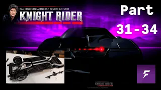 Fanhome Knight Rider K.I.T.T.  Part 31 - 34 - Antriebswelle, Auspuffe und Hinterachse!