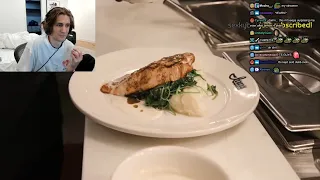 xQc Reacts to $8 Salmon Vs. $56 Salmon & $17 Fried Chicken Vs. $500 Fried Chicken | BuzzFeedVideo.