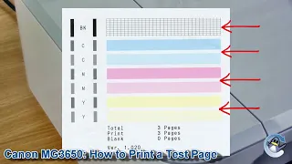 Canon Pixma MG3650: How to do Printhead Cleaning Cycles and Print a Nozzle Check Test Page