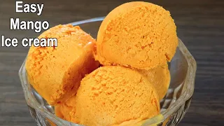 How to make Mango Ice Cream at home | Mango Ice Cream Recipe | For Foodies