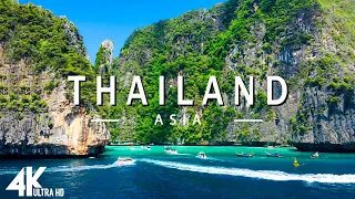 FLYING OVER THAILAND (4K UHD) - Relaxing Music Along With Beautiful Nature Videos - 4K Video UltraHD