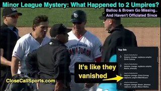 Umpire Mystery - Brock Ballou & Matt Brown Leave a Game and Haven't Officiated Since Then