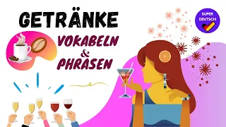 Deutsch lernen| Getränke – Wortschatz | Drinks in German - vocabulary