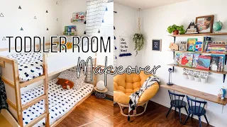 Toddler Room Makeover 2022 | Kids room makeover | Small Room Decor Ideas | Shared Small Boys Room