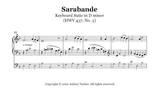 Organ: Sarabande from Keyboard Suite in D minor (HWV 437, No. 3) - George F. Handel