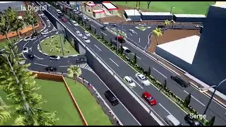 Kigali in new look: Kicukiro centre new roundabout //umuhanda mushya wa Kicukiro m' umujyi wa kigali
