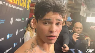 RYAN GARCIA REACTS TO MISSING WEIGHT BY 3.2LBS AGAINST DEVIN HANEY