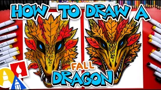 How To Draw An Autumn Dragon - Advanced