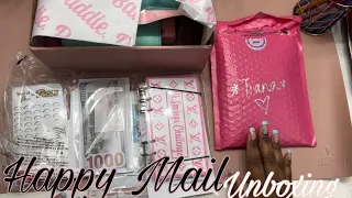Happy Mail Unboxing | New Saving Challenges & Mystery Box