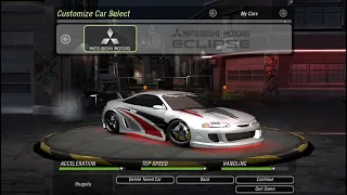 NFS Underground 2 | Mitsubishi Eclipse Tuning | NFSU2