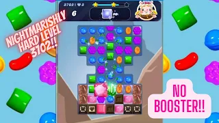 Candy Crush Saga Level 3702 without Boosters