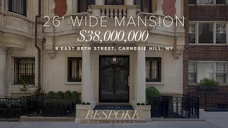 Neoclassical $38,000,000 Mansion in Carnegie Hill, Manhattan