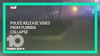 Police release video of officers responding to Surfside condo collapse