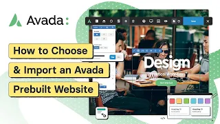 How To Choose and Import an Avada Prebuilt Website