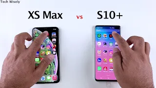 iPhone XS Max vs SAMSUNG S10 Plus Speed Test