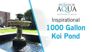 1000 Gallon Koi Pond using Evolution Aqua K+Advanced Filter