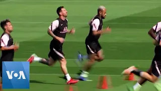 Messi Trains for the First Time with PSG’s Neymar, Mbappe