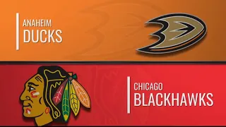 ANAHEIM DUCKS VS CHICAGO BLACKHAWKS 1/15/22