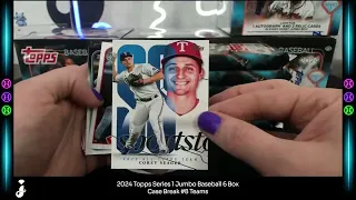 2024 Topps Series 1 Baseball Jumbo 6 Box Case Break #8