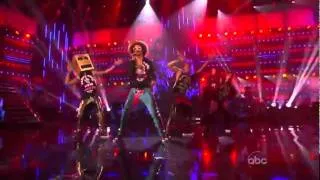 LMFAO AMA's 2011 performance ( Party Rock Anthem - Sexy And I Know It ) with Justin Bieber HD.flv