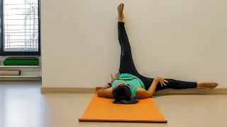 Viparita Karani - 6 Everyday Wall Exercises for All | Yoga for Beginners