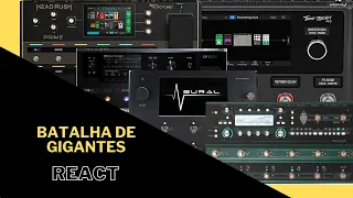 Comparação entre: Quad Cortex vs. Helix vs. Headrush vs. Kemper vs. Fender Tone Master Pro