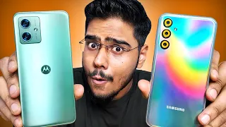 Samsung M34 5G vs Moto G64 5G Review|Full Comparison, Best phone under ₹15000