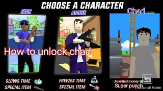 How to unlock chad character in dude theft war || Happy piyush gamer||2023