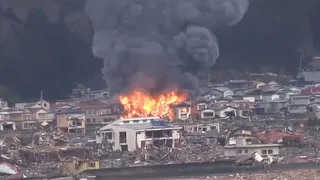 2011 Japan Tsunami - Namiita Beach, Otsuchi. (Full Footage)