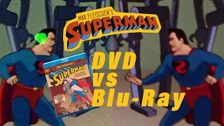 2023 Fleischer Superman Blu-Ray vs DVD Comparison