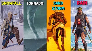Evolution of Weather Systems in Assassin's Creed Games (2007-2023)